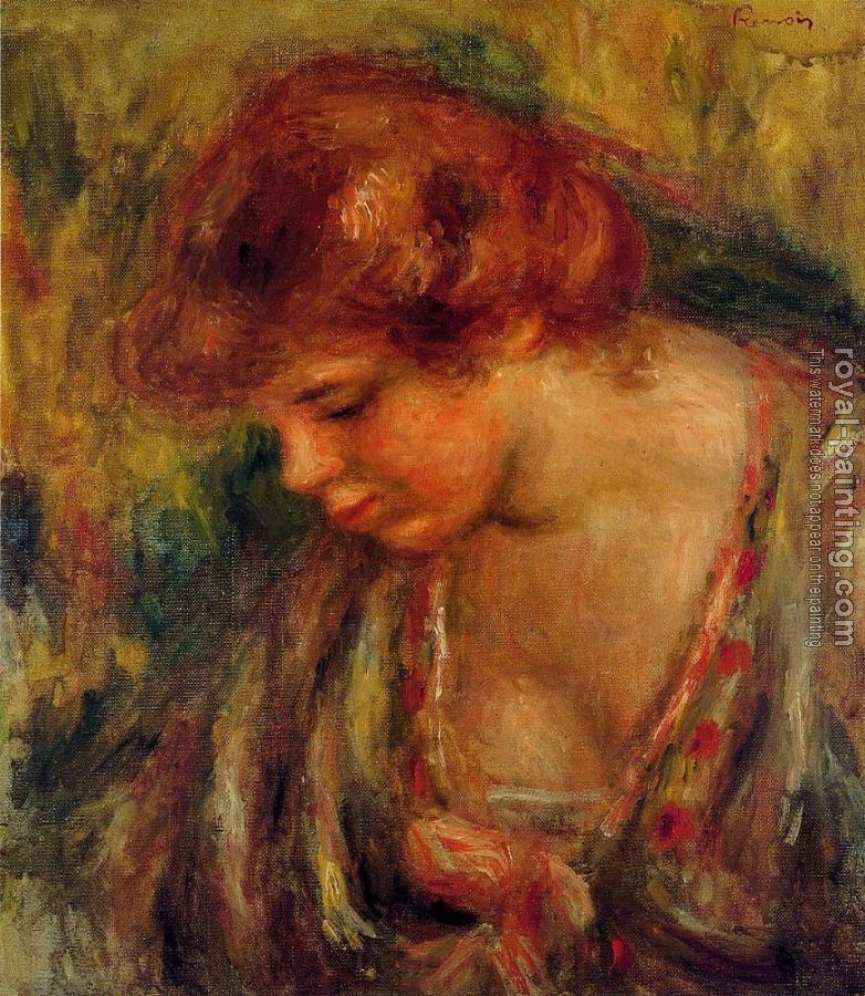 Pierre Auguste Renoir : Profile of Andre Leaning Over